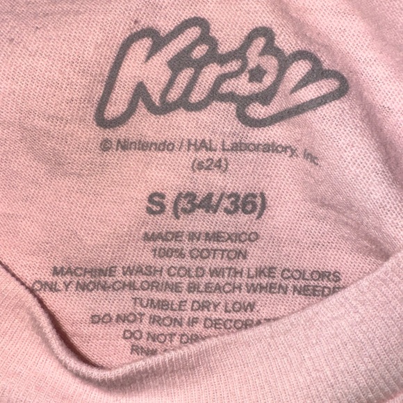 Nintendo Pink Kirby Graphic Tee - Picture 2 of 3